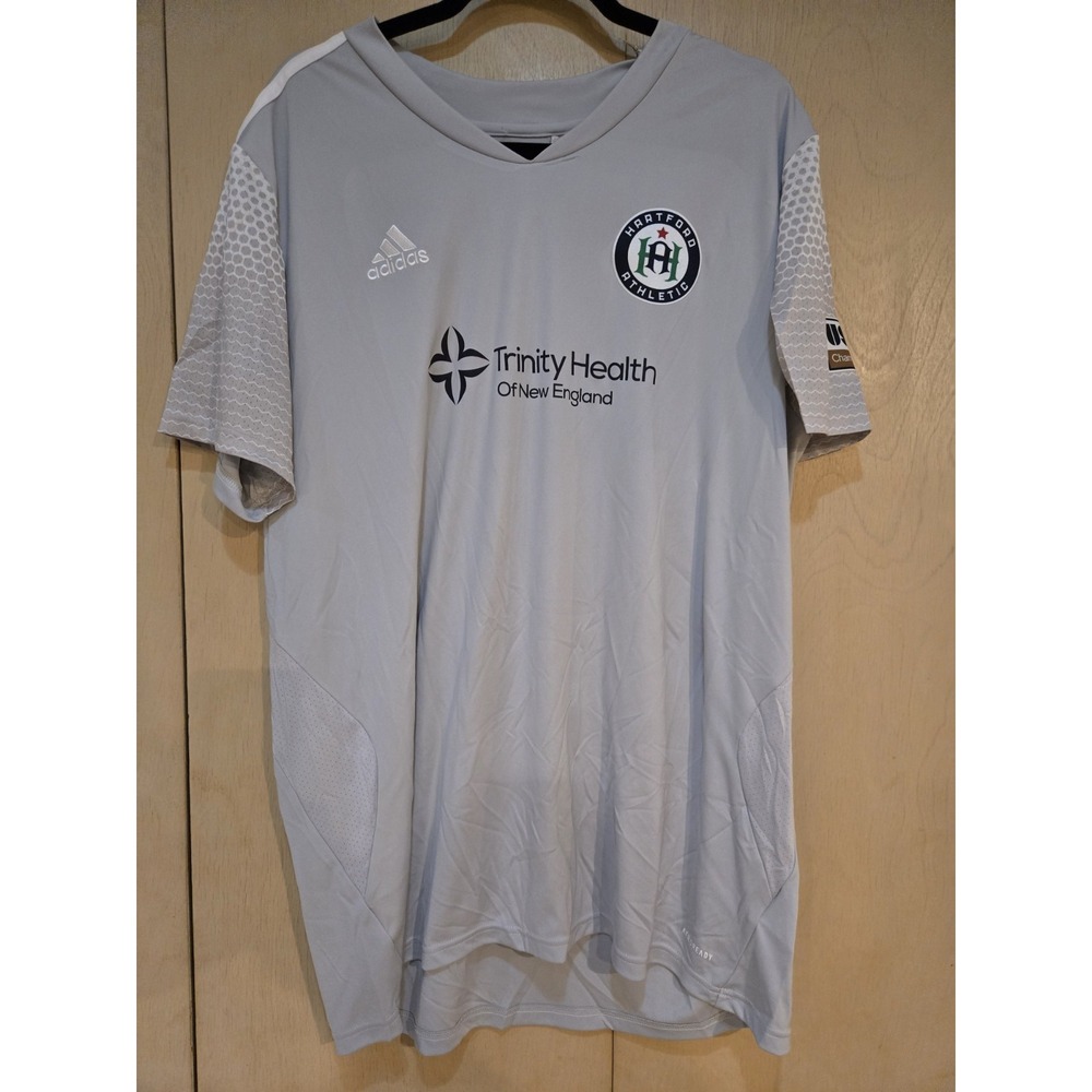 Adidas Hartford Athletic 2020 Goalkeeper Soccer Jersey Gray XL NWT USL